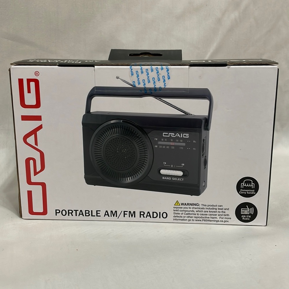 Craig portable AM/FM RADIO